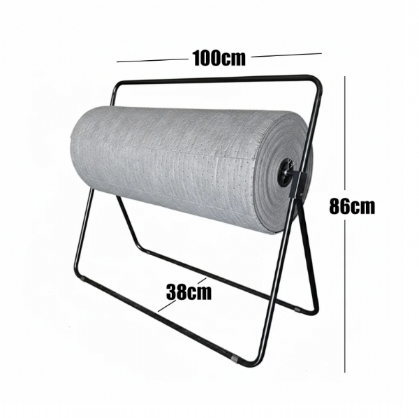 Giá đỡ cuộn khăn lau công nghiệp màu đen Jiahe – dạng đứng