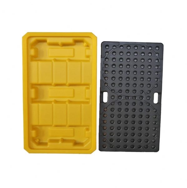 Pallet chống tràn 2 thùng phuy Jiahe 150mm – Sump 80L
