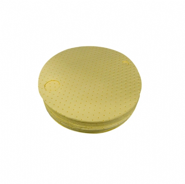 Tấm thấm hóa chất mặt thùng phuy Jiahe DT-XY55 – Ø550mm, 25 tấm/gói